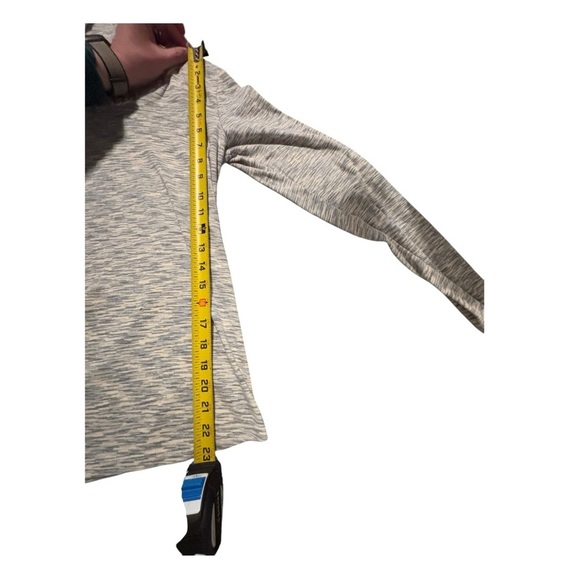 Columbia W’s Hooded Pullover Top Long Sleeve Shirt Gray Size M - Picture 9 of 9